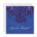 $1.95 Meet Me Under the Chandelier Invitations invitation