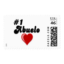 #1 Abuelo Grandparents Day Gifts Postage