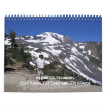 1, Alpine Wildflowers Goat Rocks, Mt Hood and M... Calendars
