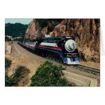 1 American Freedom Train (SP) 4449, Cape Horn, CA Card