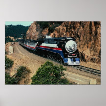 1 American Freedom Train (SP) 4449, Cape Horn, CA Print