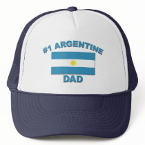 #1 Argentine Dad Trucker Hats