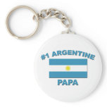 #1 Argentine Papa Key Chain