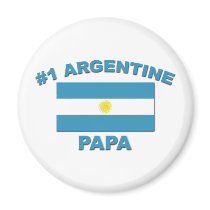 #1 Argentine Papa Fridge Magnets