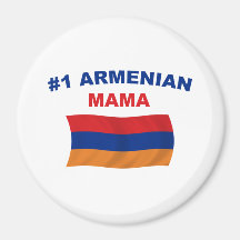 #1 Armenian Mama Fridge Magnets