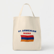 #1 Armenian Mama Tote Bags