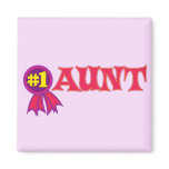 #1 Aunt Refrigerator Magnet