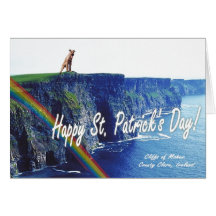 1. Awesome Cliffs of Moher Ireland St Patricks Day Card
