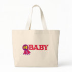 #1 Baby Jumbo Tote Bag