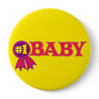 #1 Baby Round Button