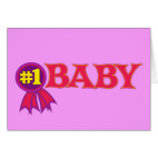 #1 Baby Greeting Card