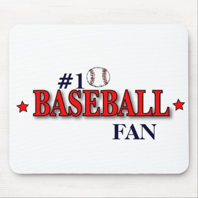 #1 Baseball Fan Mouse Mat