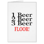 1 Beer 2 Beer 3 Beer FLOOR Cards
