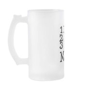 1 Beer 2 Beer 3 Beer More (Black) mug