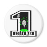 #1 Bogey Man Refrigerator Magnet