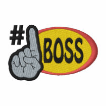 #1 Boss embroidered shirts by ZazzleEmbroidery #1 Boss embroidered shirts