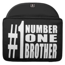 #1 Brothers Birthdays Christmas Number One Brother Sleeves For MacBooks