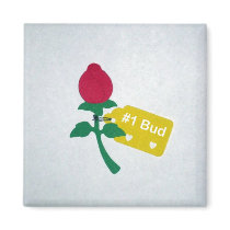 #1 Bud Fridge Magnets