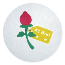 #1 Bud Sticker