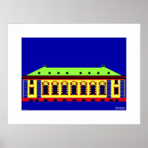 1 Cathedral Square - passepartout Posters