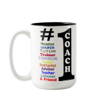 #1 Coach Mug by ZachBear #1 Coach Mug