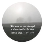 1 Corinthians 13:12 Sticker