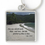 1 Corinthians 13:13 Keychains