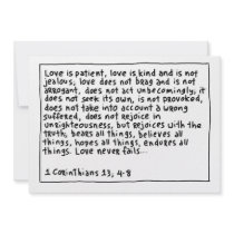 1 Corinthians 13 4-8 Invites