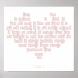 1 Corinthians 13:4 Poster