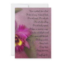 1 Corinthians 13 Love is Patient Mini Prints Invitations