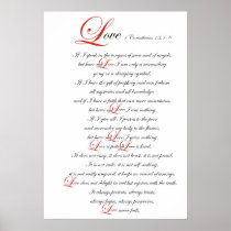 1 Corinthians 13 Poster