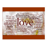 1 Corinthians 13 Rose (v1) Postcard