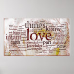 1 Corinthians 13 Rose (v1) Poster