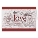 1 Corinthians 13 Rose (v2) Card