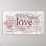 1 Corinthians 13 Rose (v2) Poster
