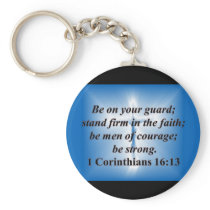 1 Corinthians 16:13 keychains