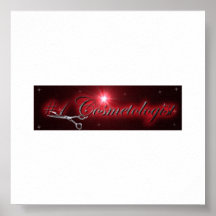 #1 Cosmetologist 23 x 23 inches Posters