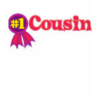#1 Cousin Ladies Destroyed T-Shirt
