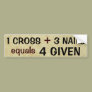 '1 Cross plus 3 Nails'