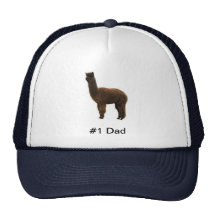 #1 Dad Alpaca Mesh Hat