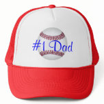 #1 Dad Baseball Hat