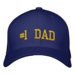 #1 Dad Baseball Hat Baseball Cap