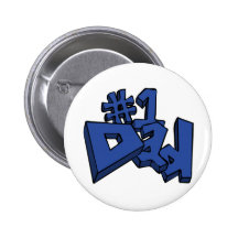 #1 Dad Best Dad Father's Day Pin