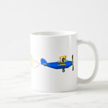 #1 Dad Biplane Mug