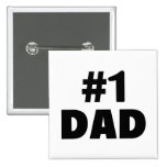 #1 Dad (Blk) Button