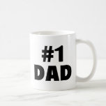 #1 Dad (Blk) Coffee Mugs