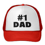 #1 Dad (Blk) Hats