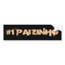 #1 DAD Bumperstickers (PORTUGUESE) Bumper Sticker