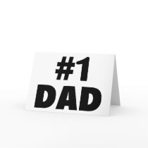 #1 Dad Cards