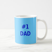 #1 DAD COFFEE MUG